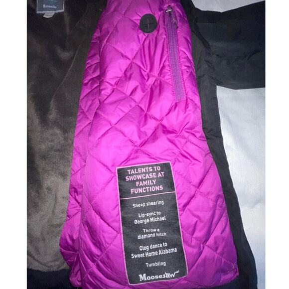 Moosejaw Youth Parka - Girl's Size XL - Read The Labels, Really Funny! - Picture 10 of 14